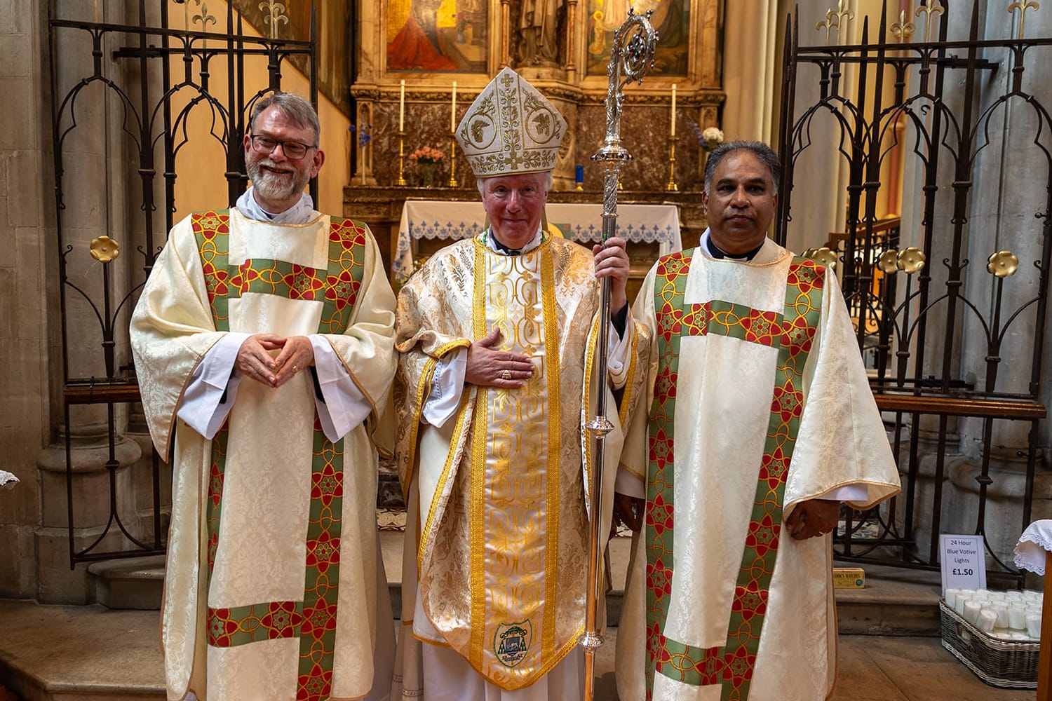 Deacon Zacharias Parambi, Bishop Philip and Deacon Stephen