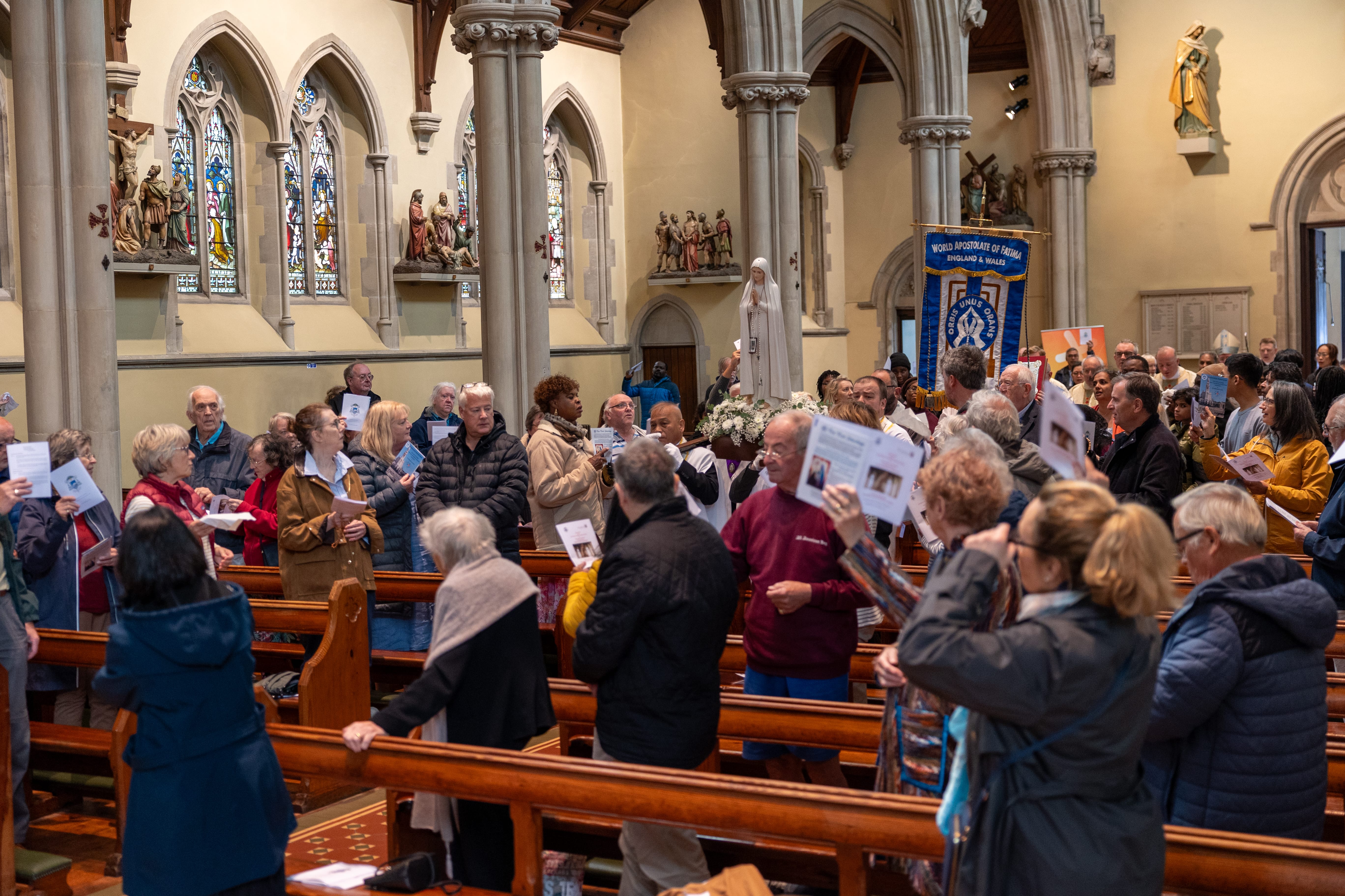 National Pilgrim Virgin Statue (NPVS) of
Our Lady of Fatima and the Relics of Saints Jacinta and Francisco